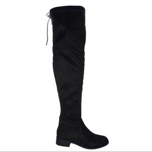 Pierre Dumas CITY Black over the knee boots